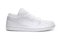 air jordan 1 low dunk triple white